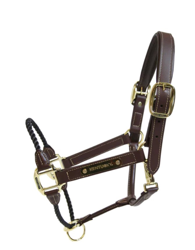 Kentucky Leather Rope Halter