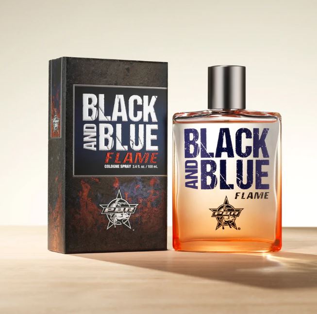 Tru Western Mns PBR Black and Blue Flame Eau De Cologne 100ml