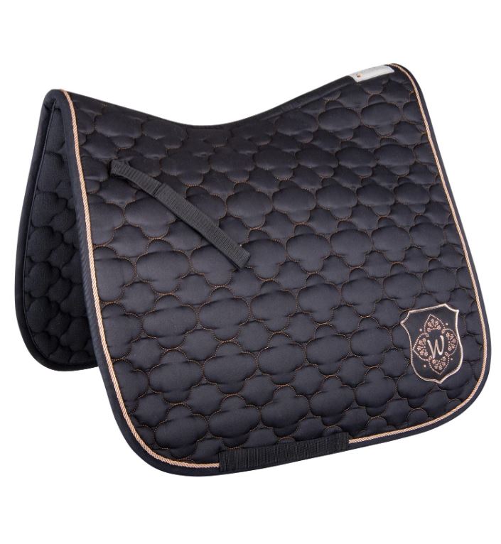 Waldhausen Saddle Pad All Purpose Paris Black Rose